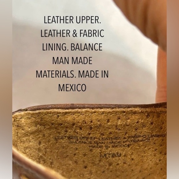 Born Woven Brown Leather Slip on Loafers Size 7 - Picture 11 of 11